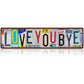 💝 Gift Idea | Vintage “Love You More” Tin Sign