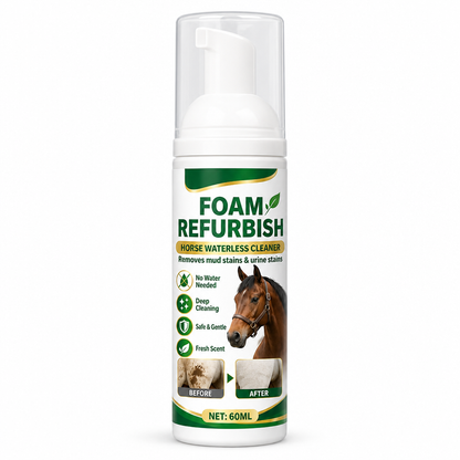 Waterless Horse Cleaning Foam Spray and Towel Set