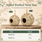 🌿 LIMITED-TIME 50% OFF! 🐦 Handwoven Straw Spherical Bird Nest – Artisan Crafted, Weather Resistant, Garden Decor 🍃
