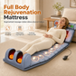 Electric Folding Massage Mattress Pad with Neck Rollers Vibration Heating and Leg Kneading for Full Body Relaxation